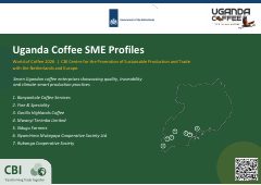 Brochure cover: Uganda Coffee SME Profiles